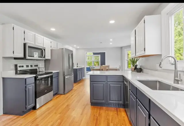 Modern kitchen refit painted by Sharp Painting