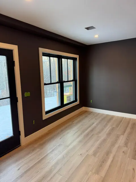 Cozy bedroom finished by Sharp Painting